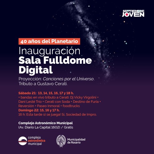 Inauguración sala fulldome digital